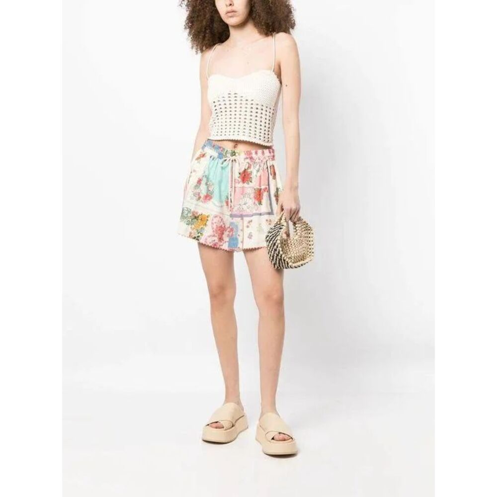 Zimmermann Women's White Clover Patch Short Size 6